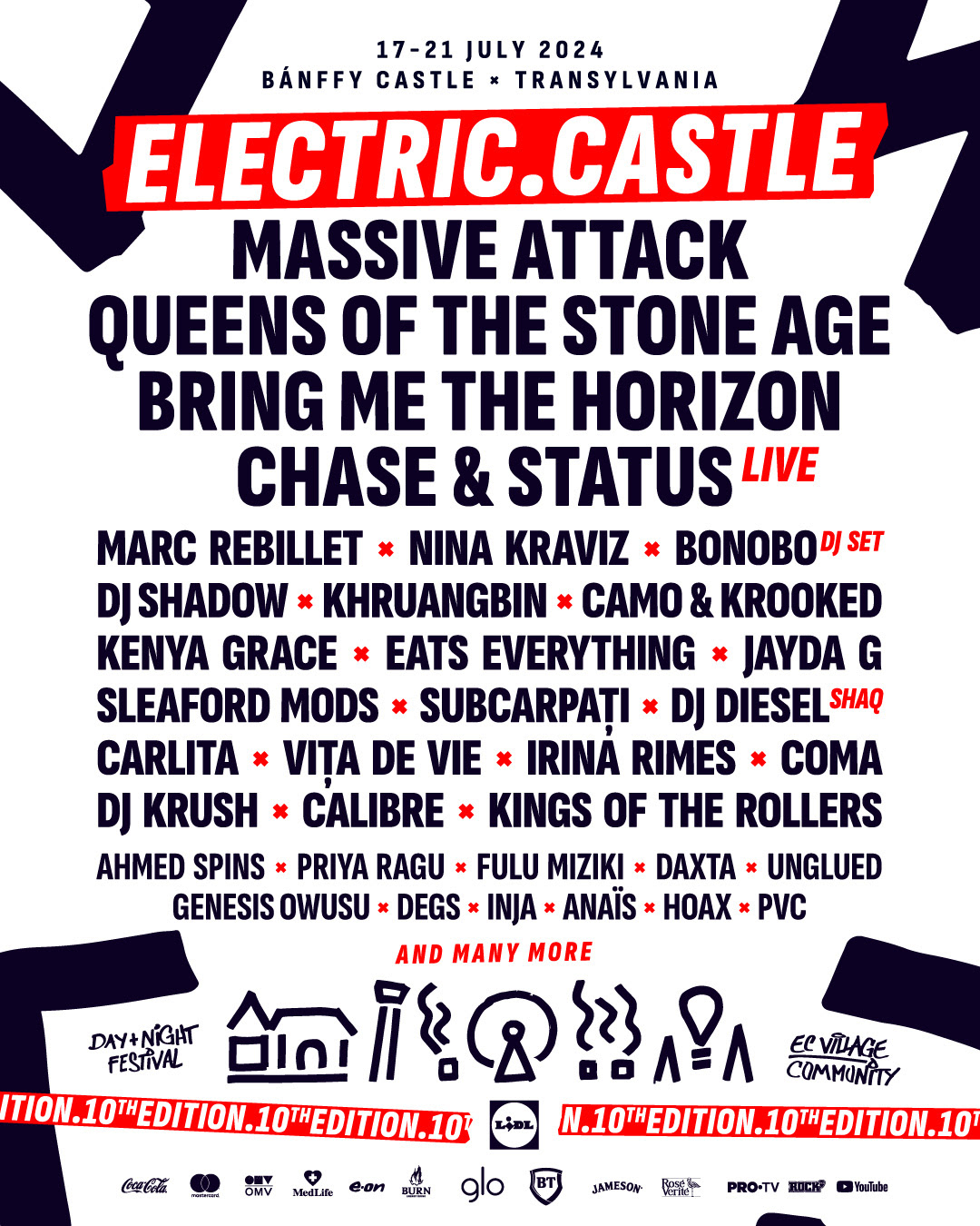 Electric Castle 2024 line up poster