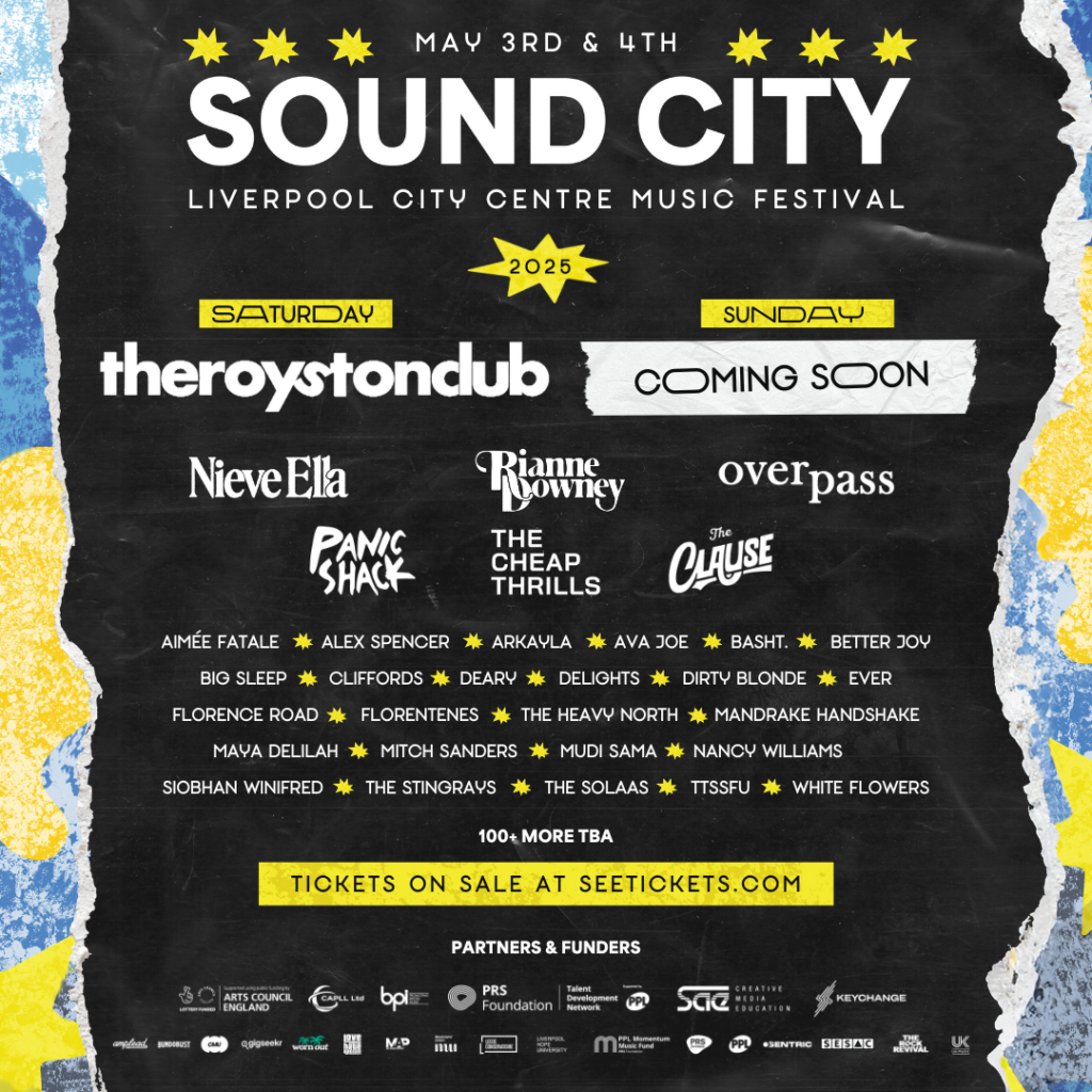 Sound City 2025 line up poster