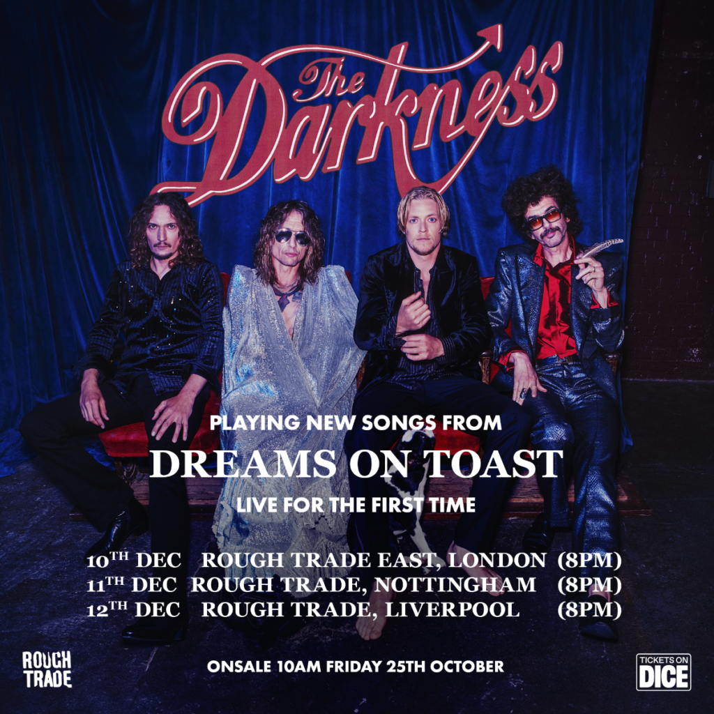 The Darkness promotional poster for uk tour