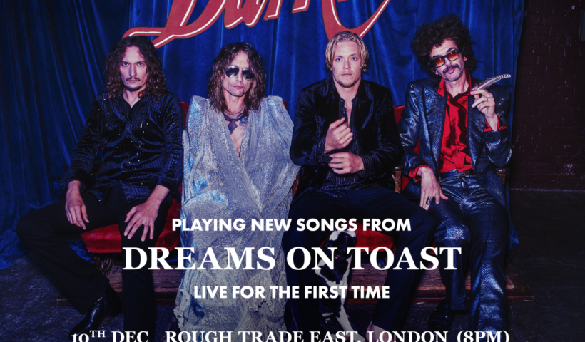 The Darkness promotional poster for uk tour