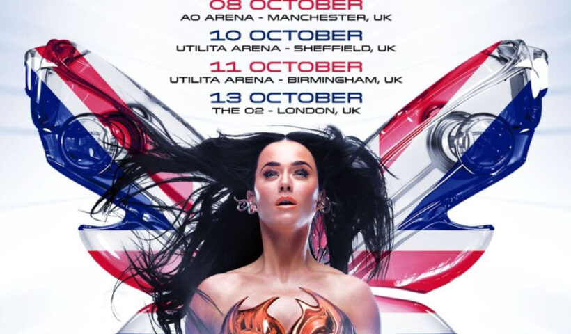 Katy Perry lifetimes tour dates poster