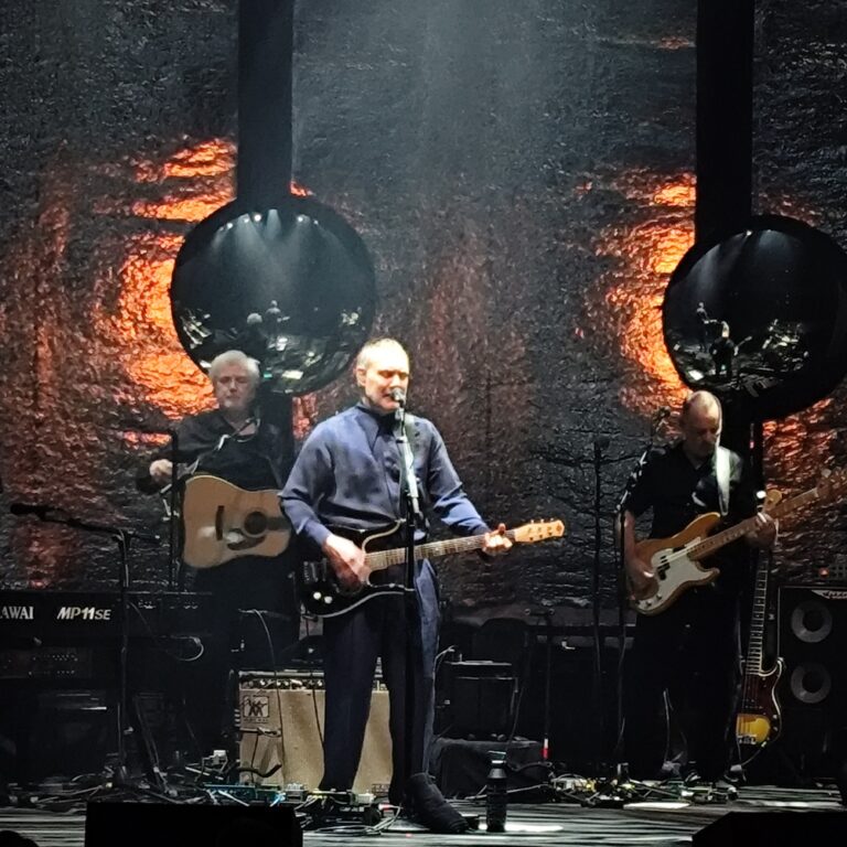 David gray playing guitar on stage at the liverpool philharmonic hall