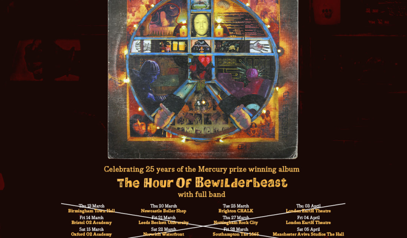 Badly drawn boy The Hour Of Bewilderbeast tour date poster