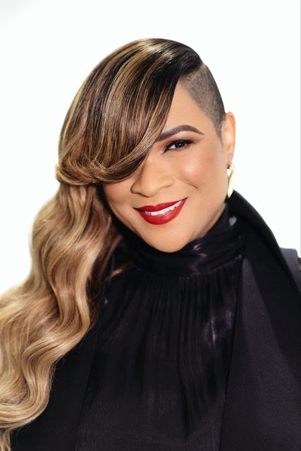 Head and shoulders photograph of singer Gabrielle