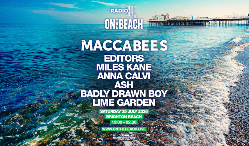 Line up poster for on the beach in Brighton