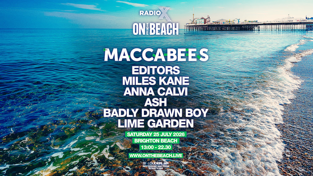 Line up poster for on the beach in Brighton