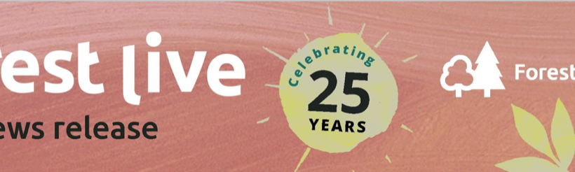 forest live 25 years banner