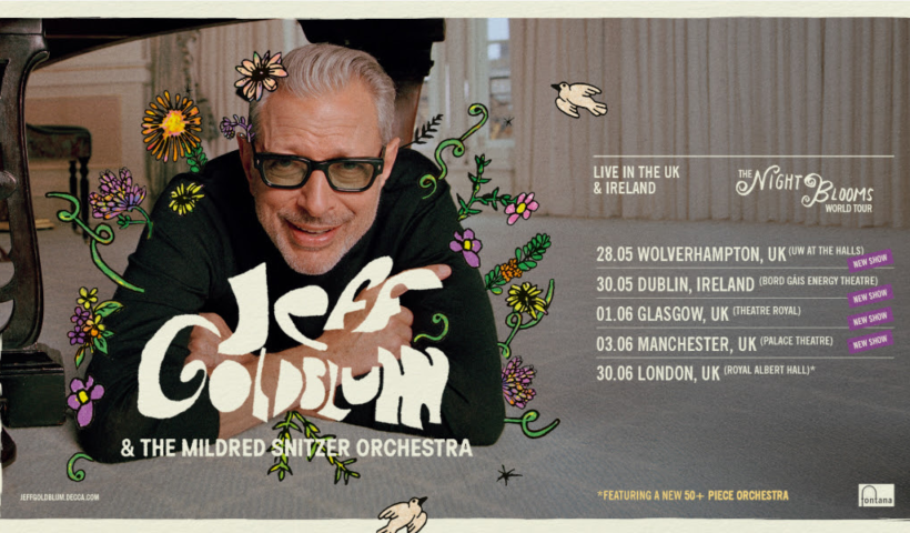 Jeff Goldblum tour dates poster