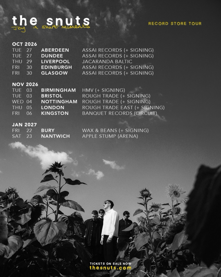 The snuts uk tour poster